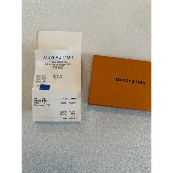 Louis Vuitton Rivoli Monogram Bag with Key $1830 and Original Packaging M44546 - Picture 8 of 9